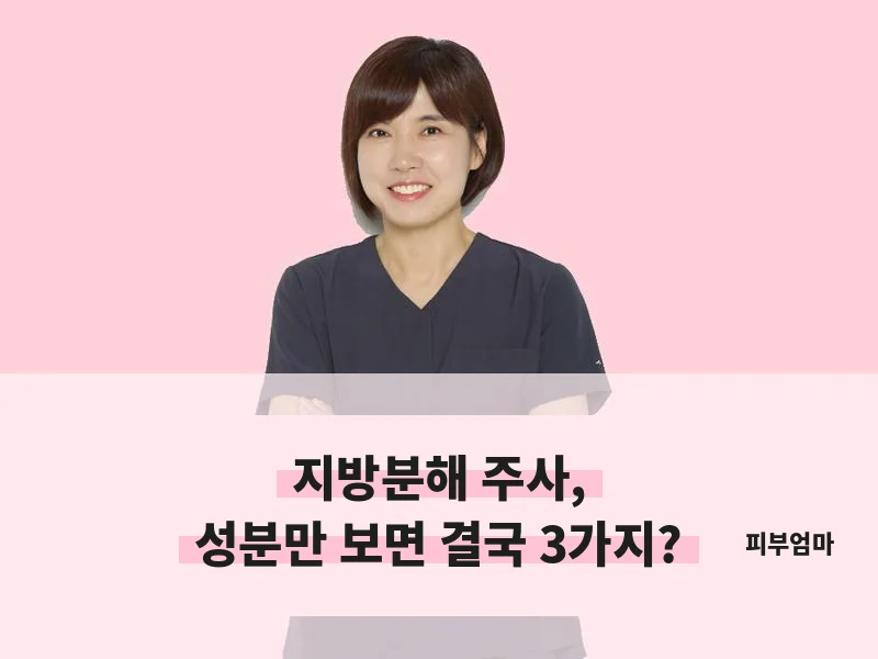 피부엄마 지방분해 주사